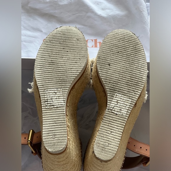 See by Chloe Frayed Wedge in Natural - Picture 7 of 9